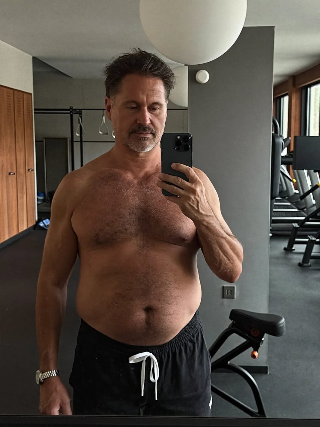 Customer photo review of Self Tanner for Men | Streak-Free, Natural Finish