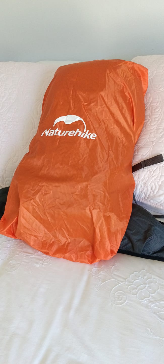 Customer photo review of Universal Backpack Rain Cover