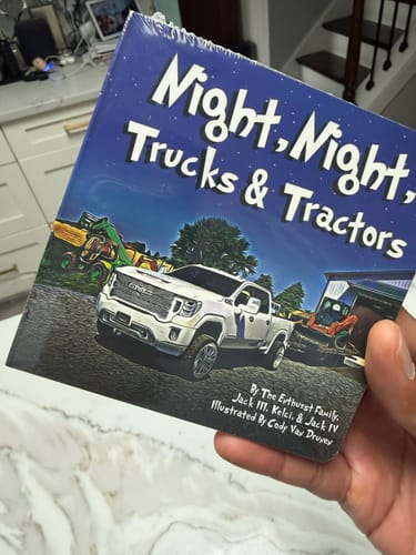 Customer photo review of NIGHT NIGHT TRUCKS & TRACTORS CHILDREN'S BOOK