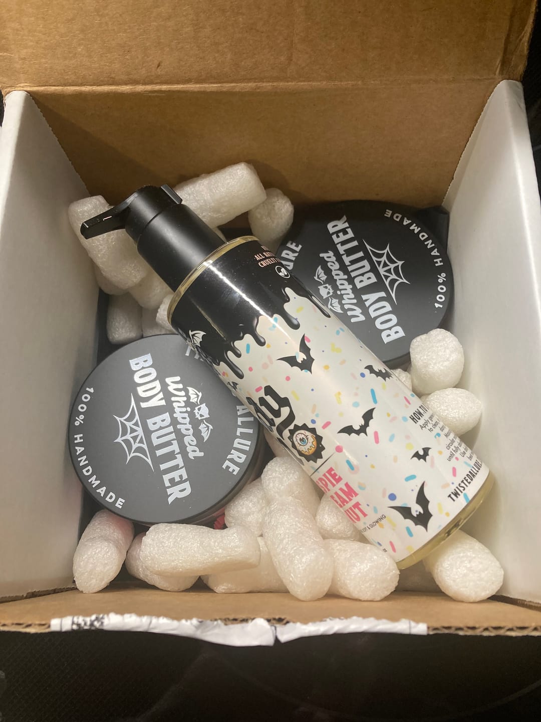 Customer photo review of Krispie Scream Donut Body Oil