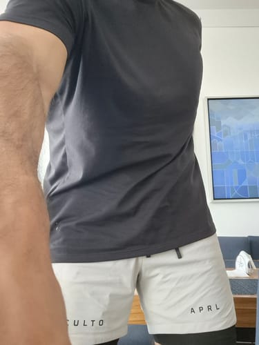 Customer photo review of Core-Vent Liner Shorts 2.0 - Steel Gray