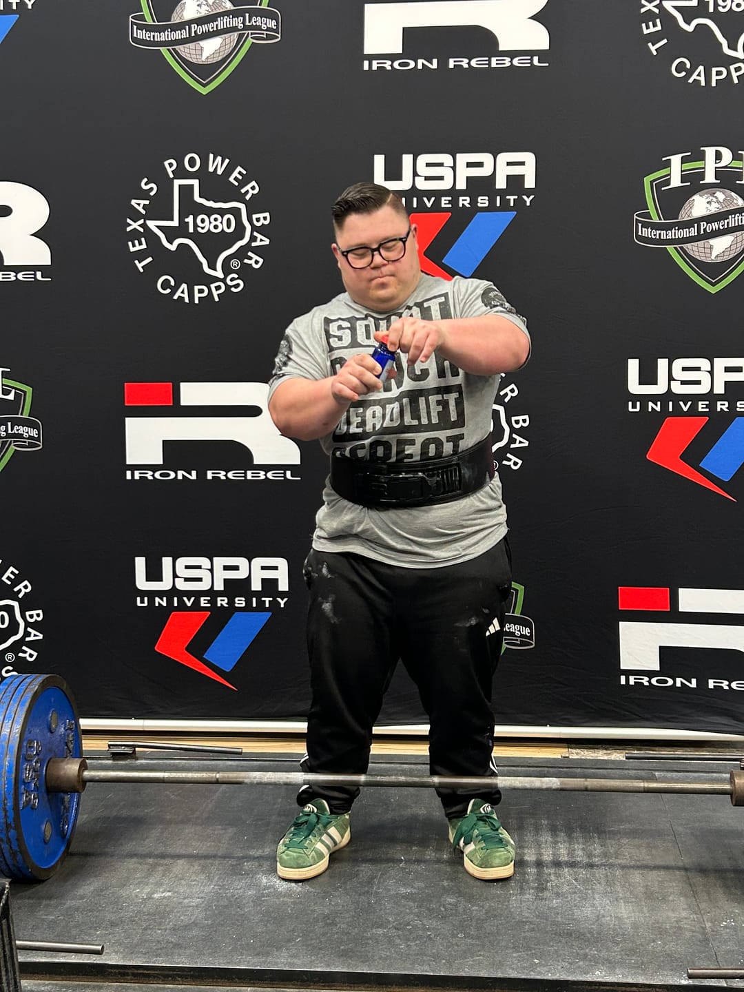 Customer photo review of PR Heavy Duty Premium Wrist Wraps - Blue Camo