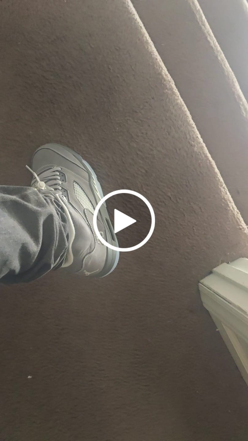 Customer video review of Jordan 5 Retro Wolf Grey