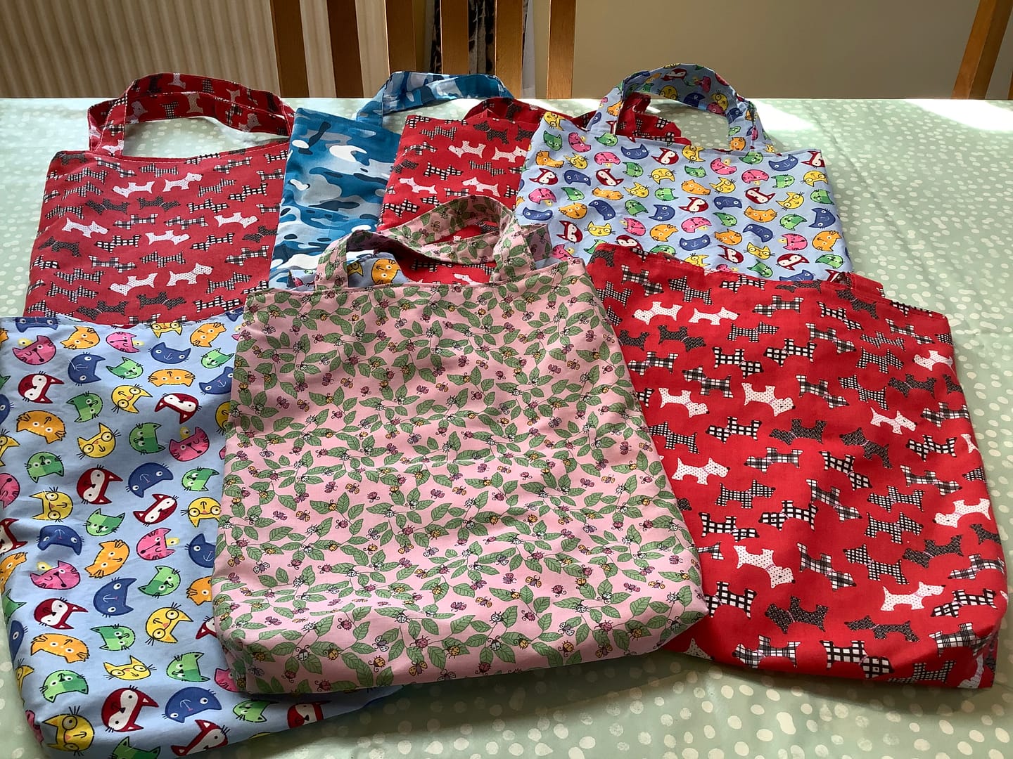 Customer photo review of Scotty Dog Polycotton Fabric