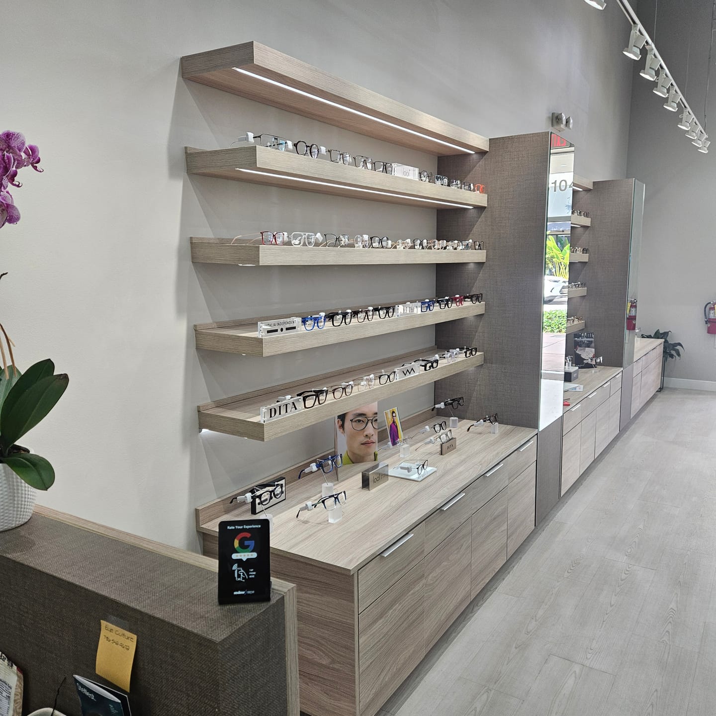 Customer photo review of NFC Google Review Card