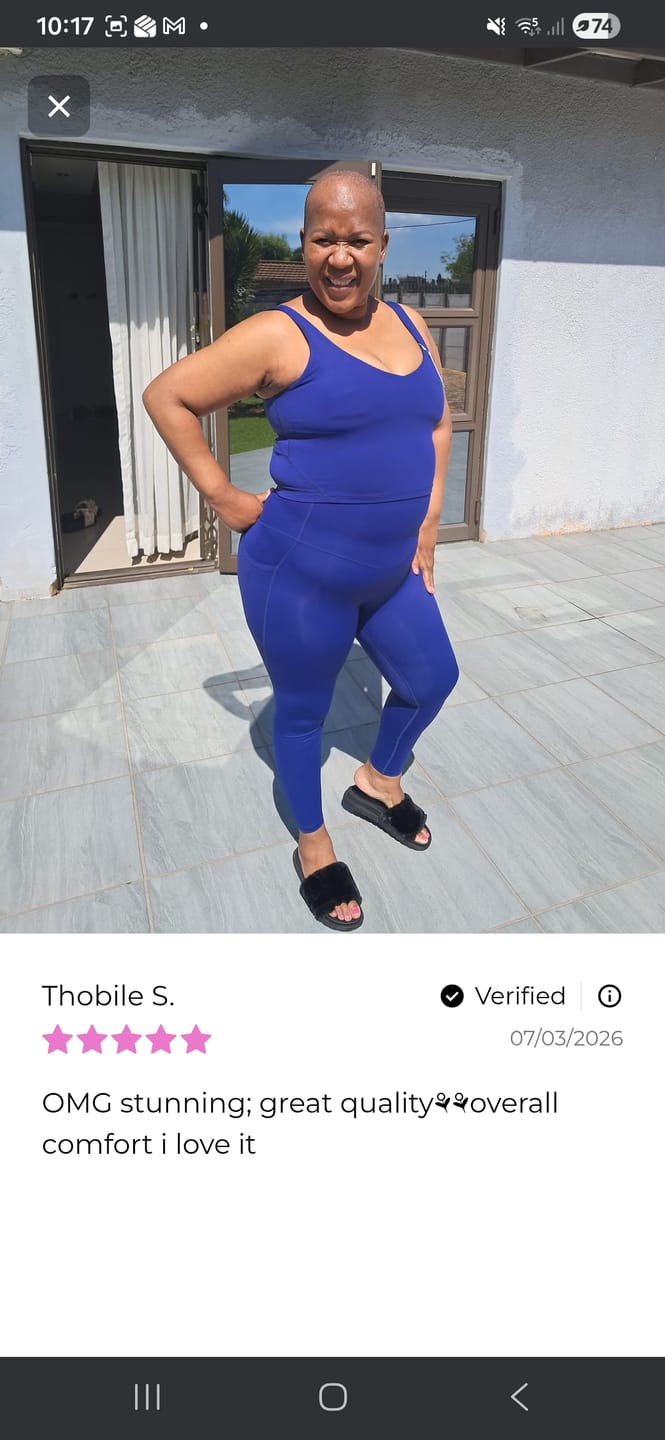 Customer photo review of High Waisted Tummy Control Butt Lifting Leggings with Pockets