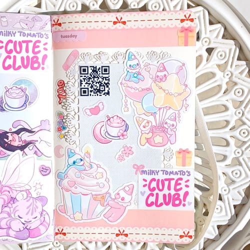 Customer photo review of February Cute Sticker Club