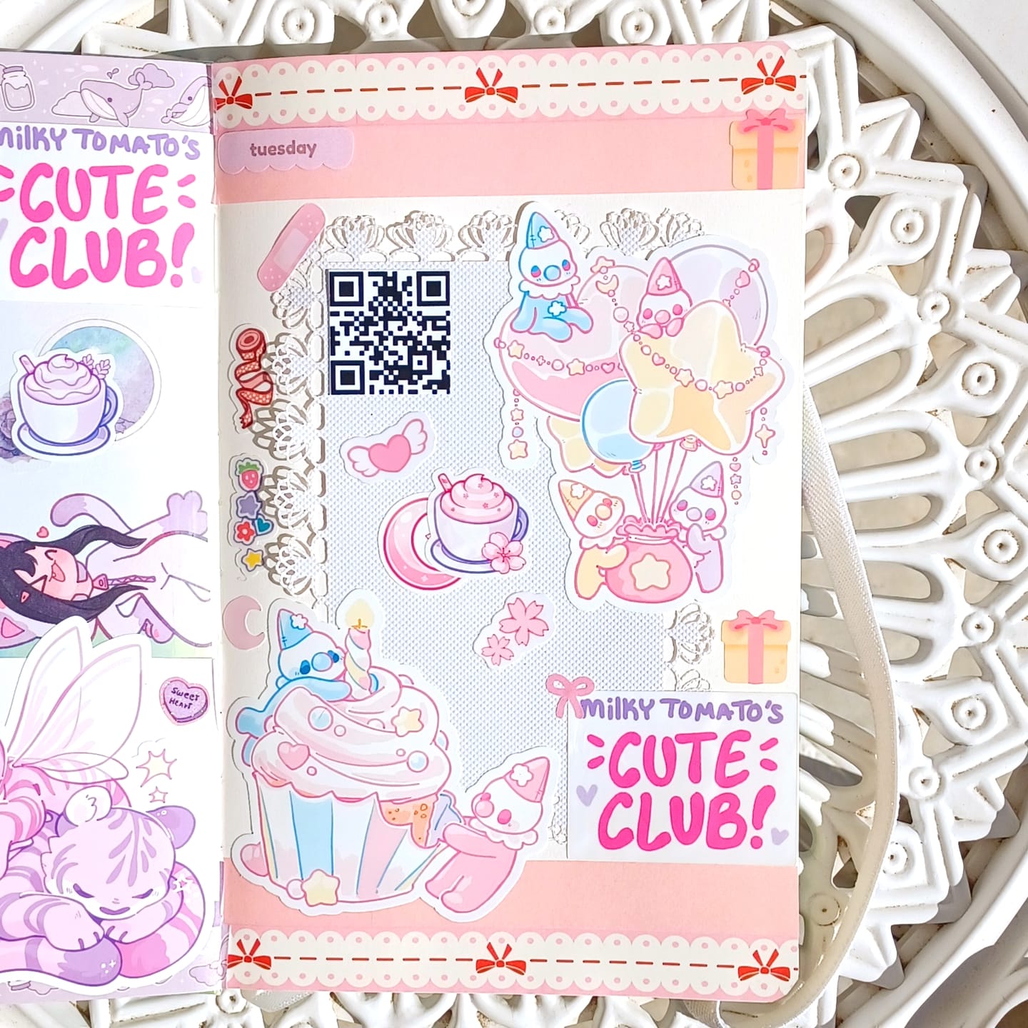 Customer photo review of February Cute Sticker Club