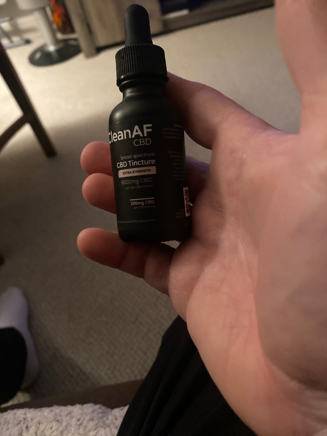 Customer photo review of Natural Extra Strength CBD Tincture