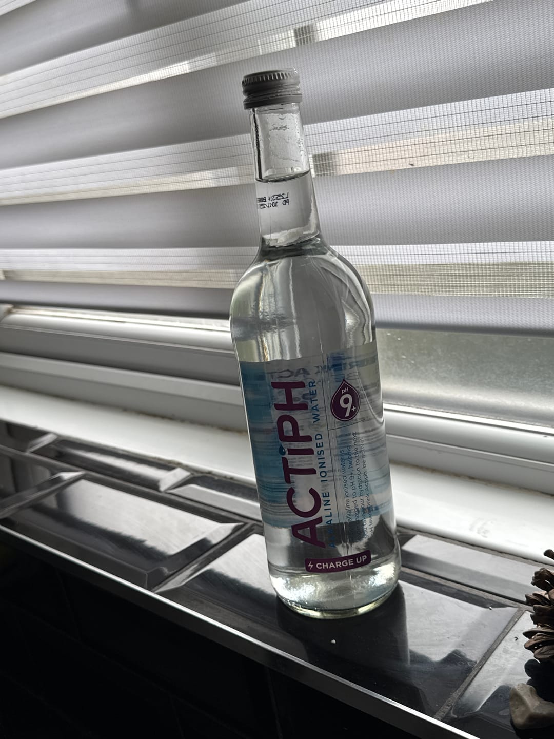 Customer photo review of Actiph Alkaline Ionised Water (Glass) - 12 x 750ml