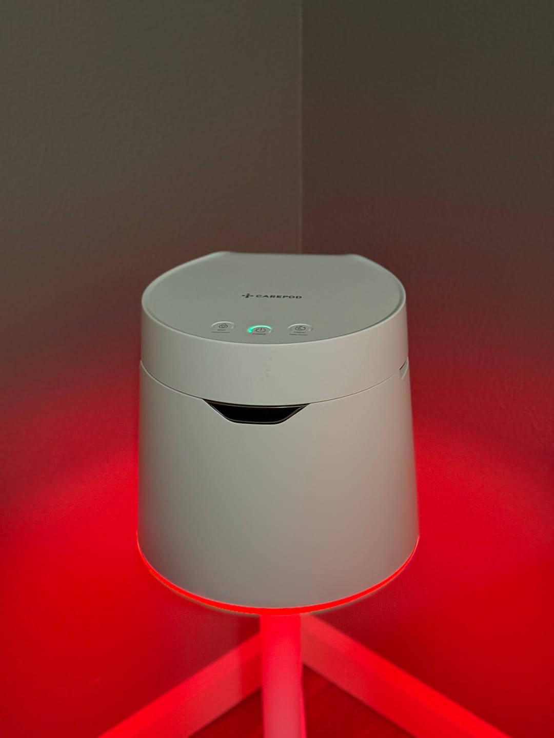 Customer photo review of Carepod One Plus with Stand - Stainless Steel Humidifier with Mood Light