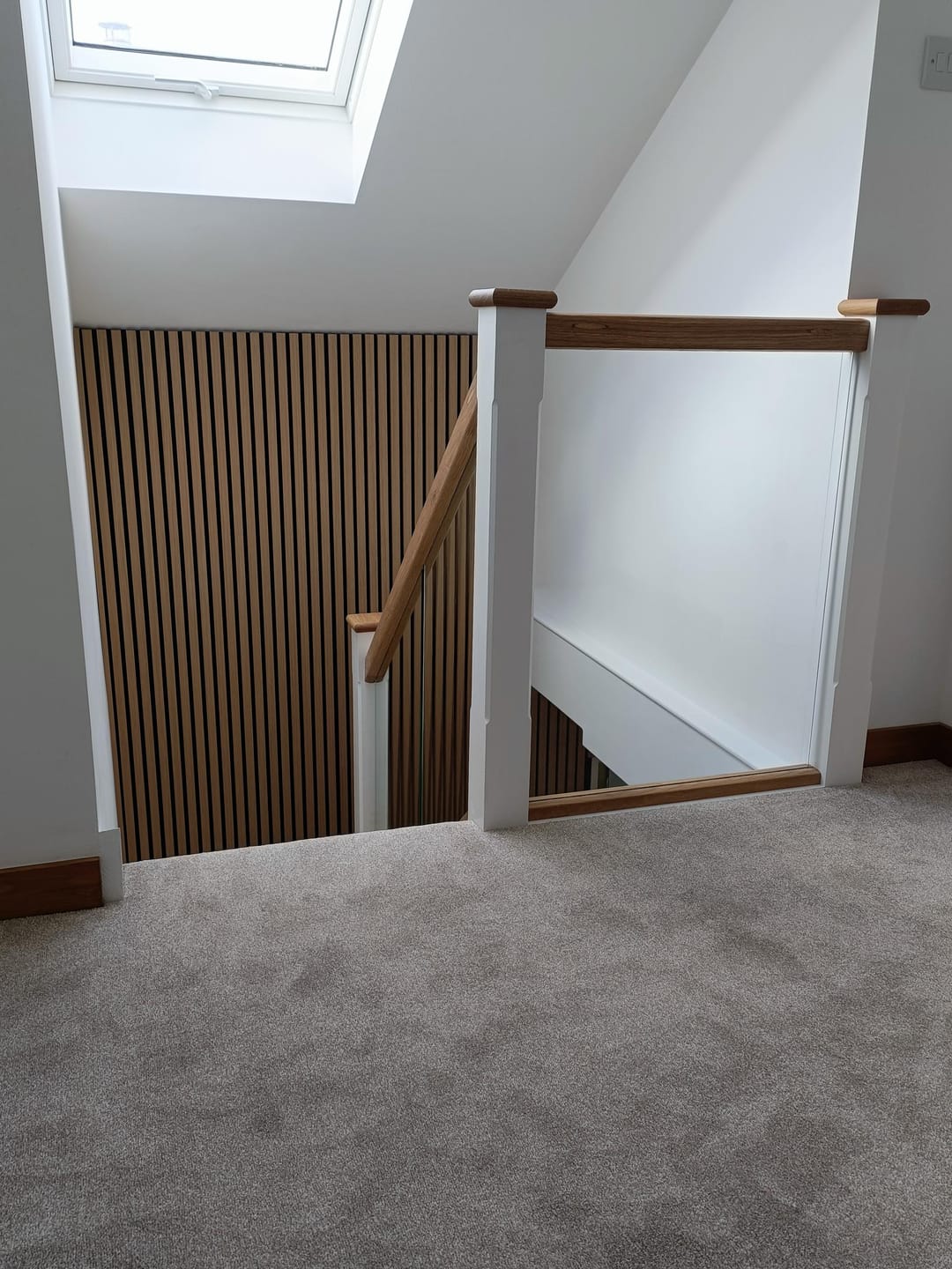Customer photo review of Wooden Wall Panel | Natural Oak | Premium 3-sided Wood Veneer