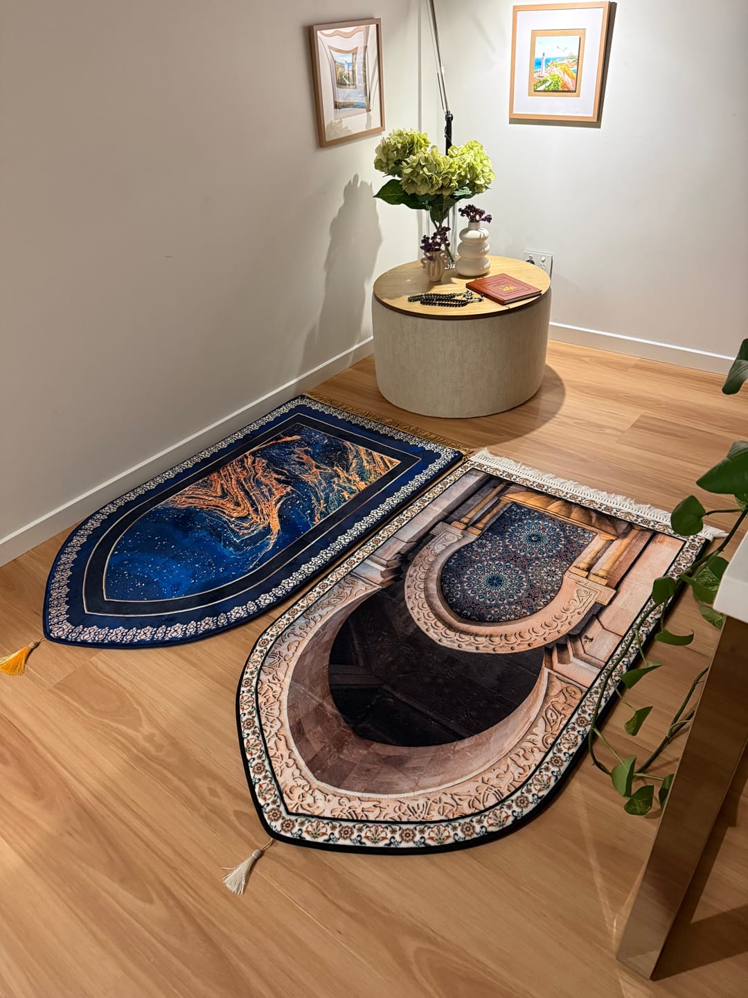 Customer photo review of 3D Mihrab Premium Padded Prayer Mat