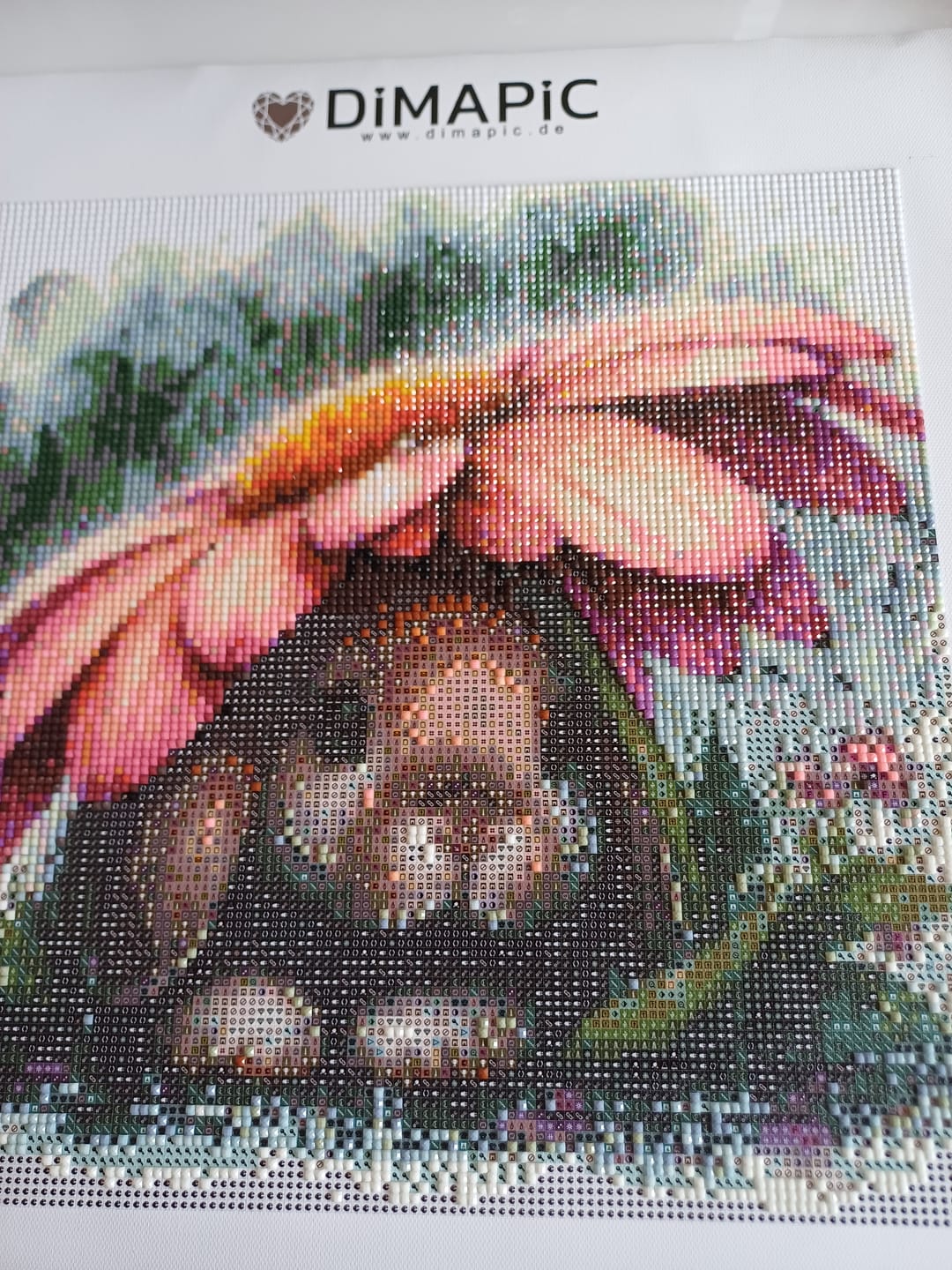 Customer photo review of Blütenruhe - Diamond Painting