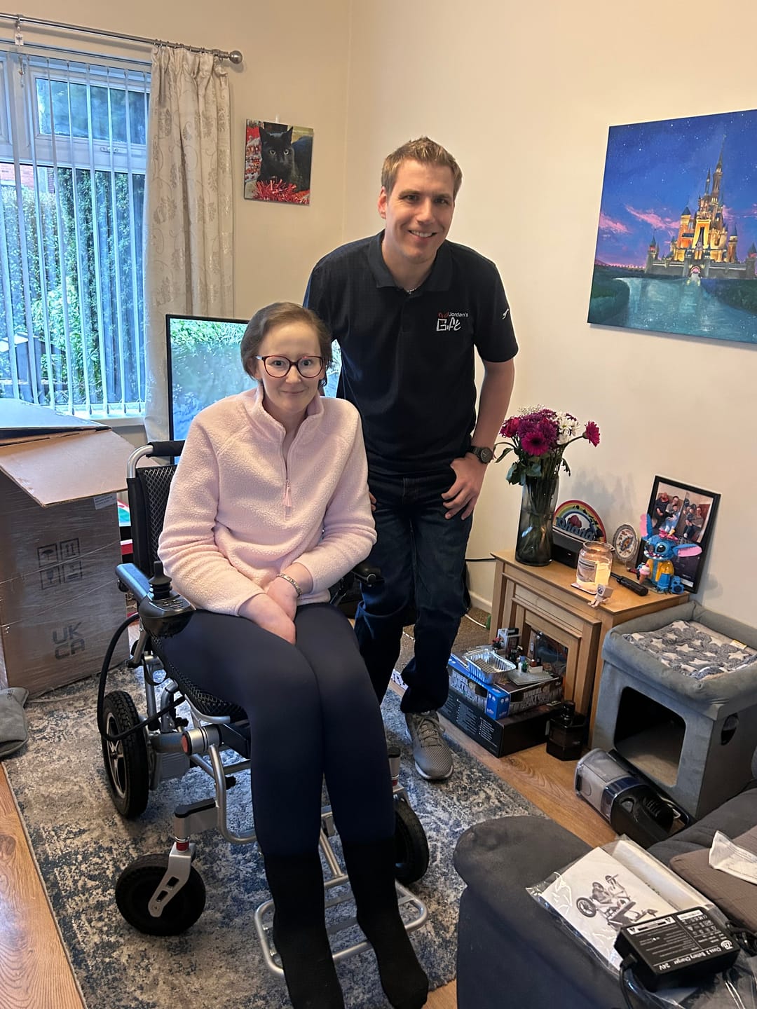 Customer photo review of Ultra-Lightweight Folding Electric Wheelchair | EtechMobility LiteMax 2