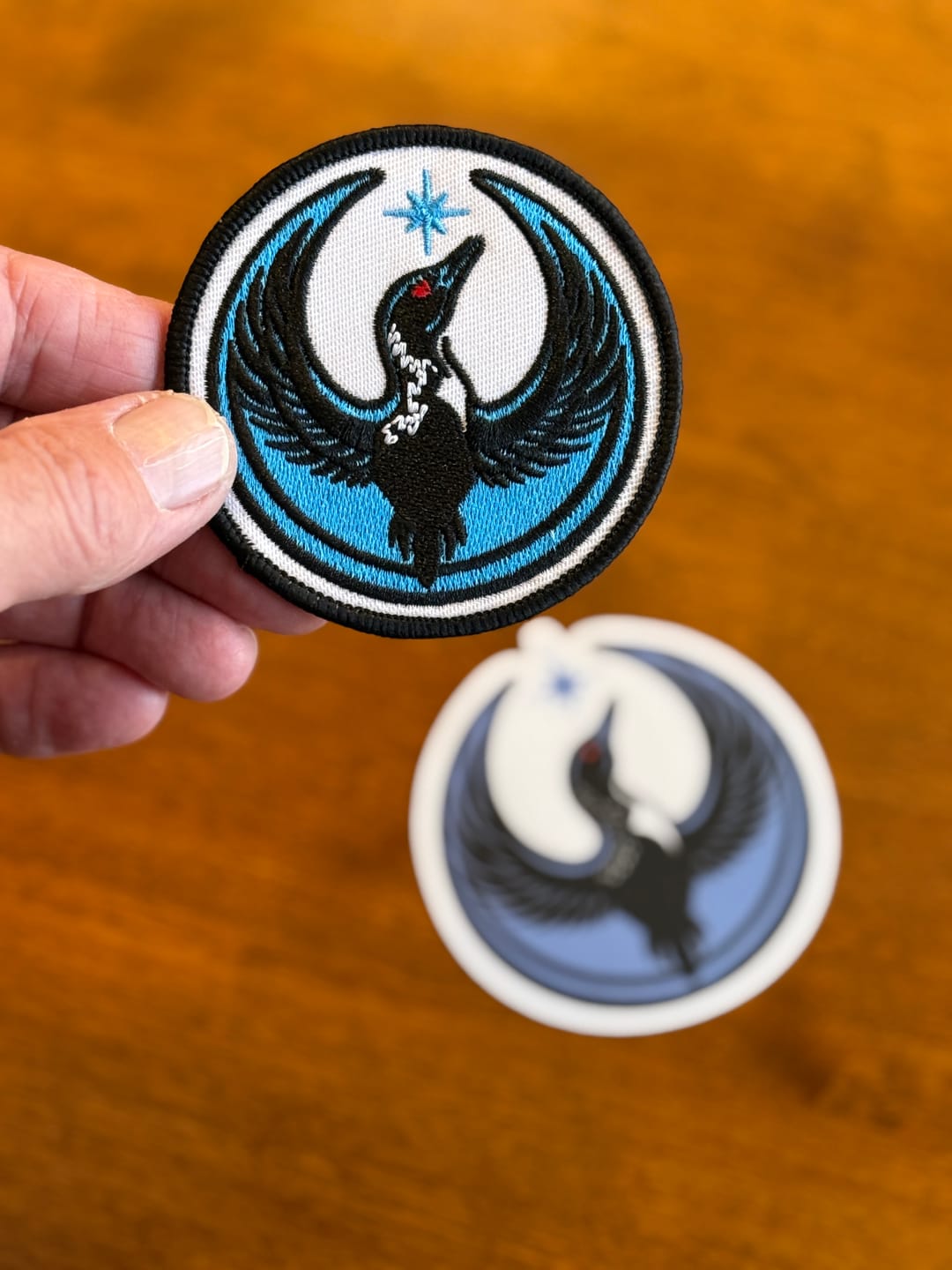 Customer photo review of Rebel Loon Sticker