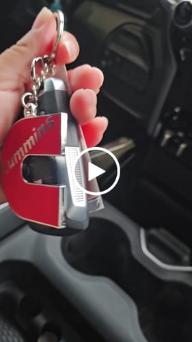 Customer video review of CUMMINS KEYCHAIN