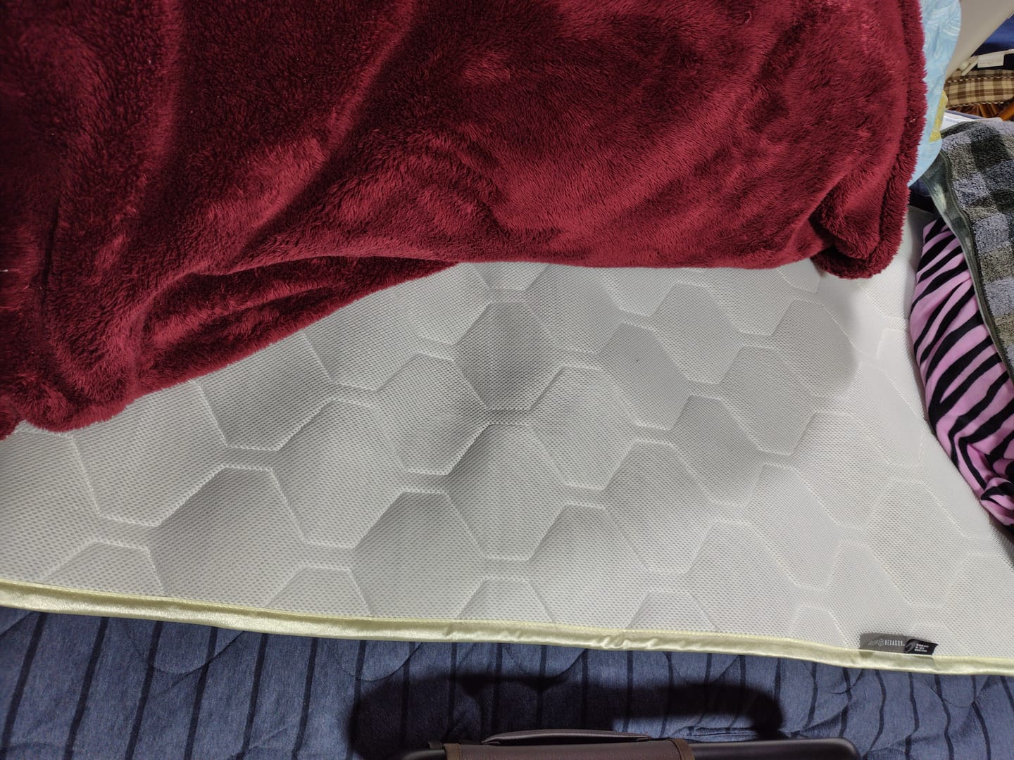 Customer photo review of SLEEP HEXAGON　ホルミシス敷パッド