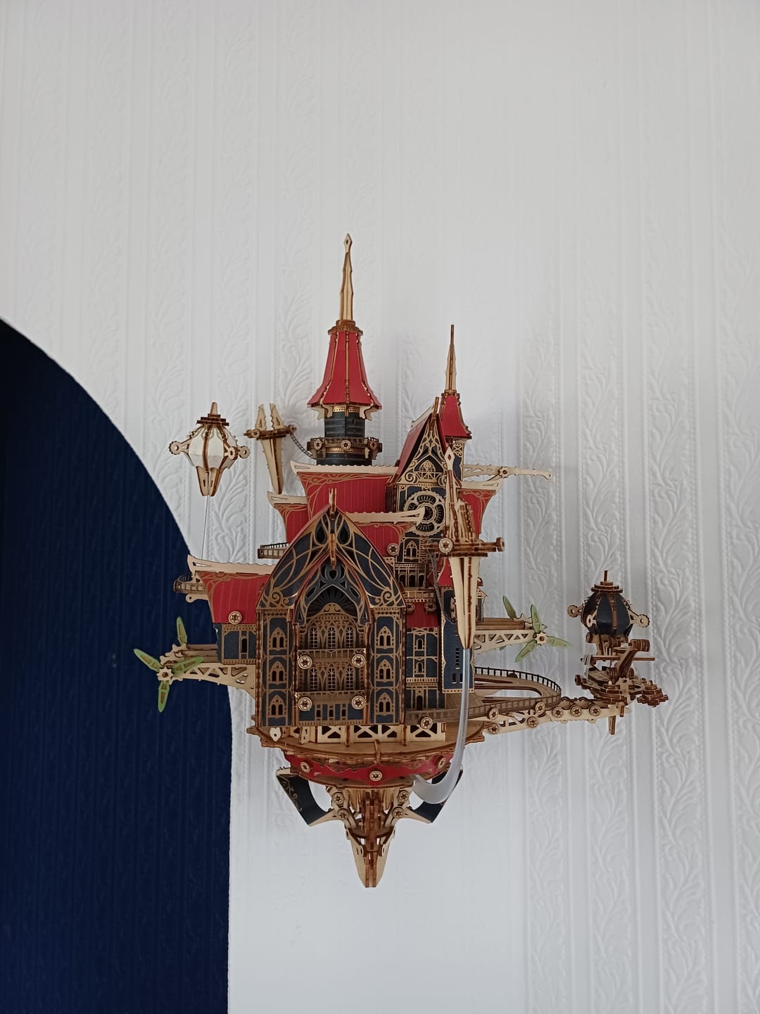 Customer photo review of Rokrgeek Fantasy Steam Castle 3D Wooden Puzzle