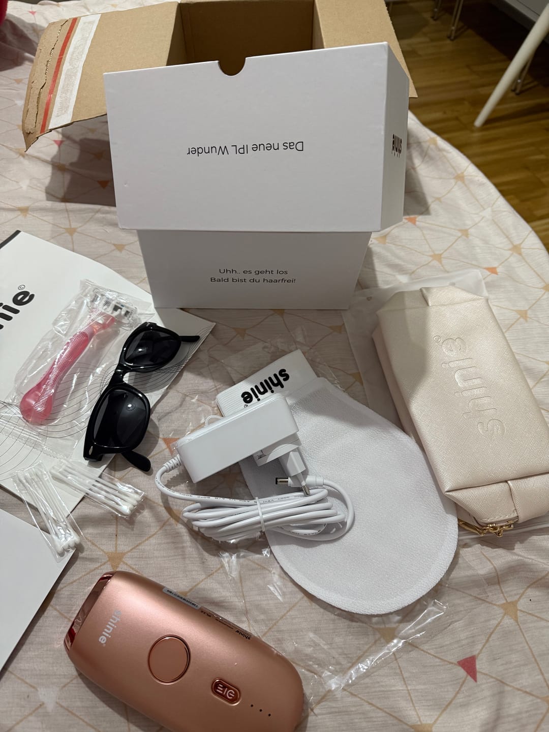 Customer photo review of Premium Haarfrei Bundle