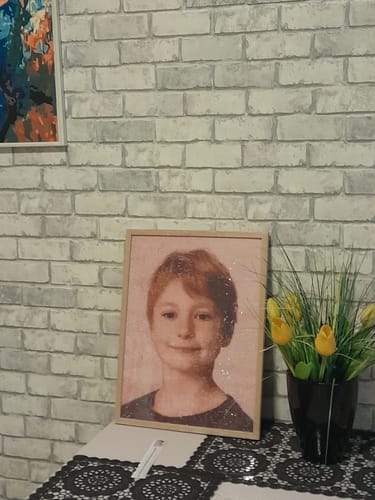 Kundenbewertung mit Foto zu Diamond Painting eigenes Bild