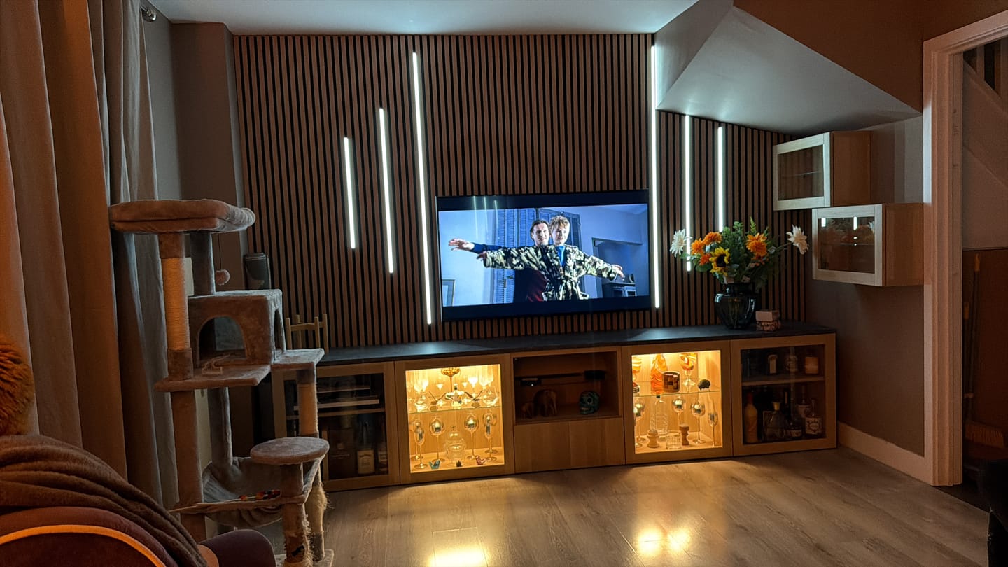 Customer photo review of Wall Panel LED Lighting Strip Kit