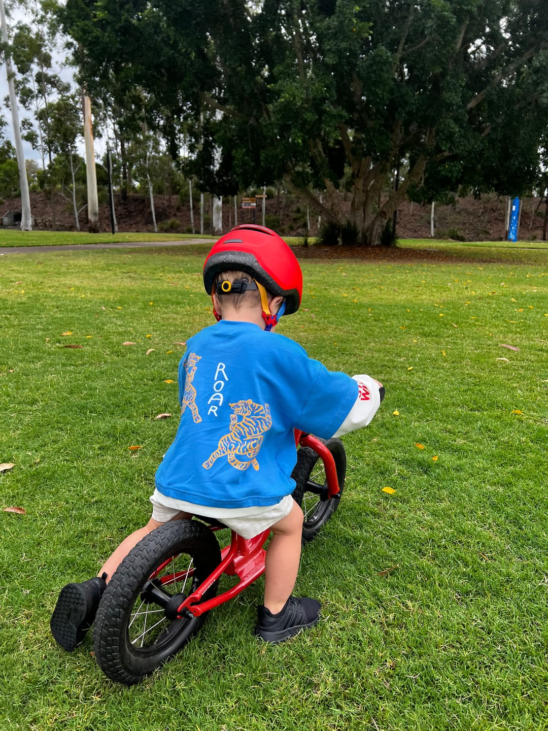 Customer photo review of Roar L/S layer tee - Blue