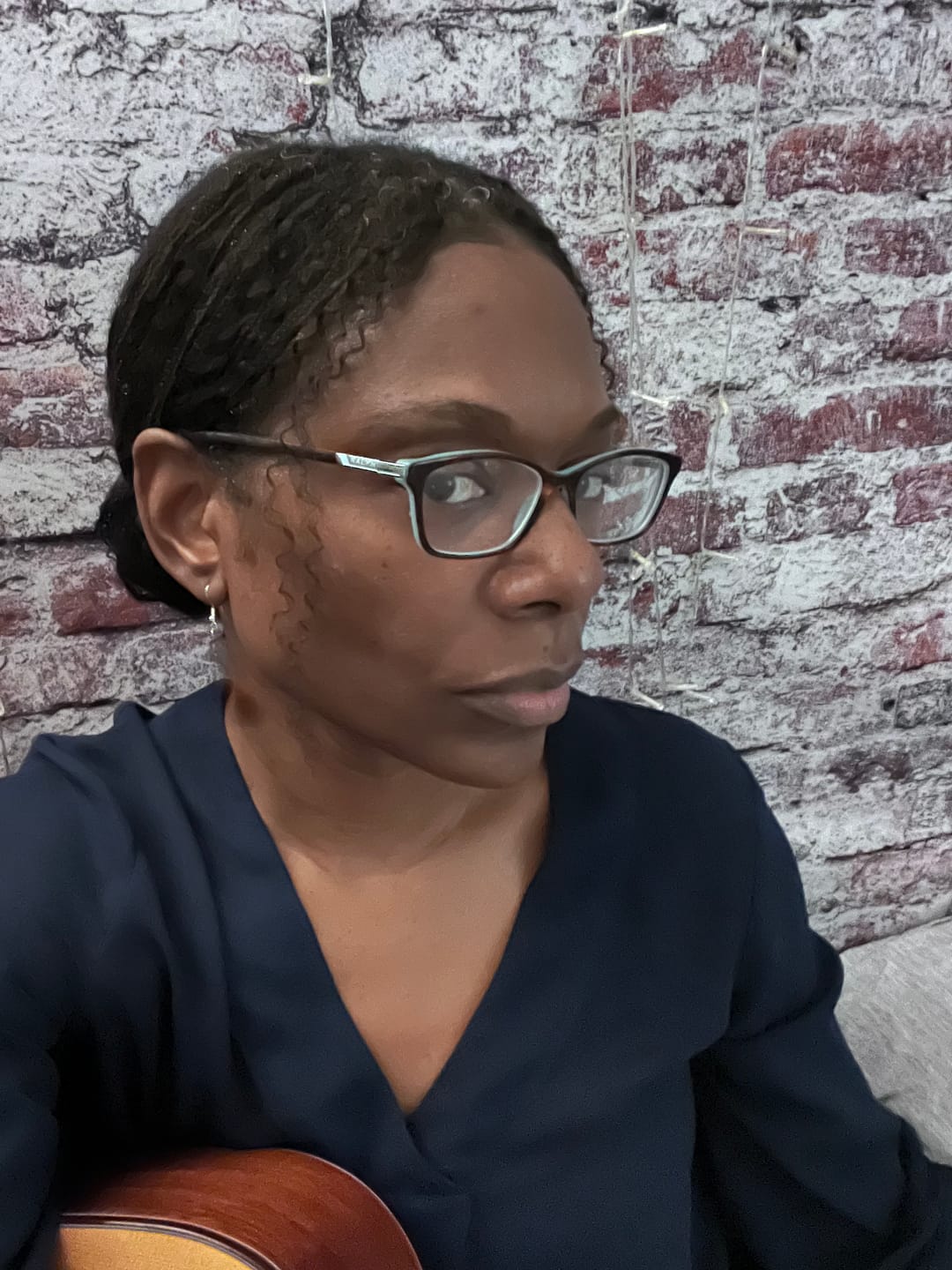 Customer photo review of Kinky Curly Human Crochet Hair