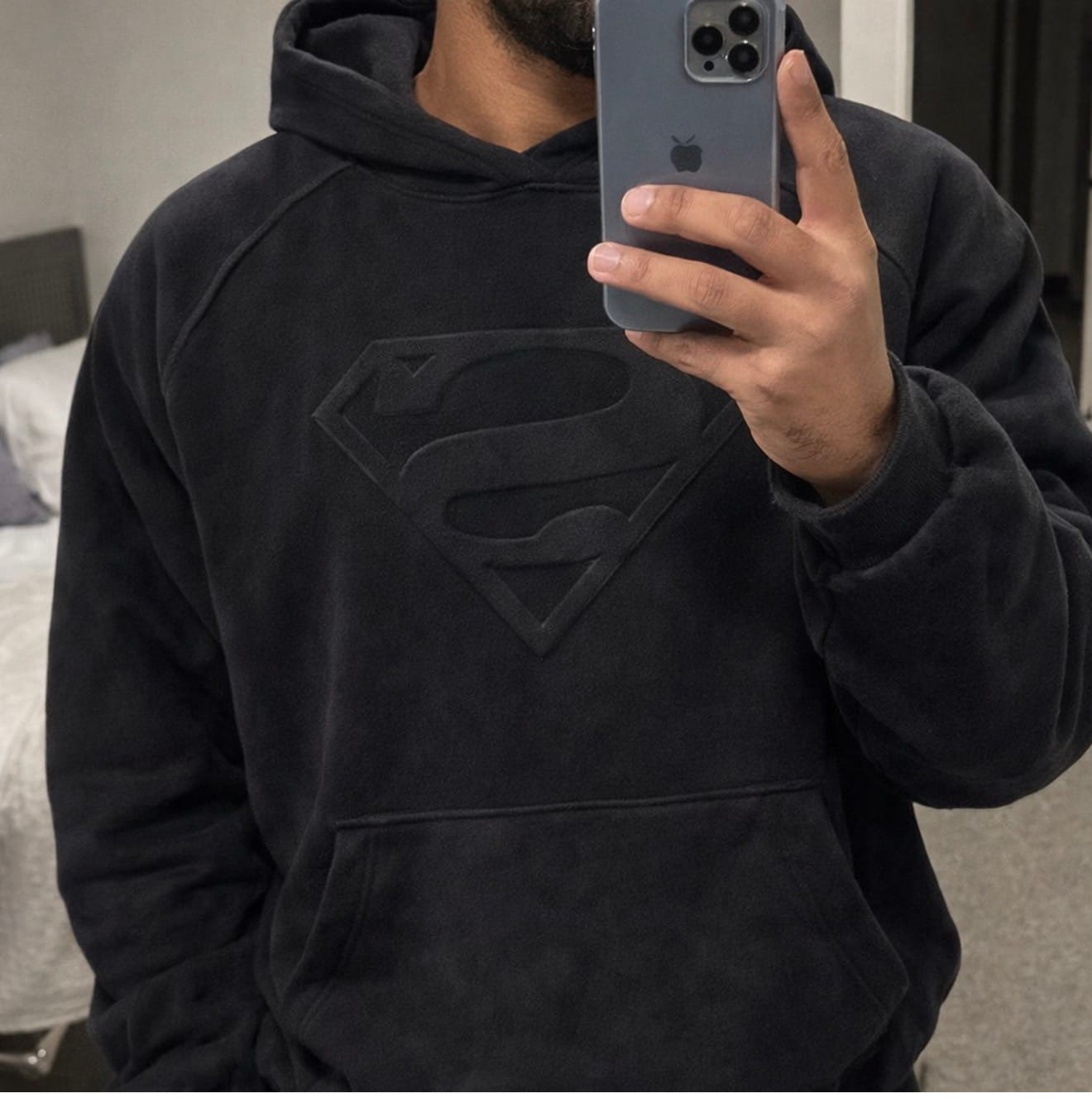 Customer photo review of 5094 - Superman Shield Hoodies