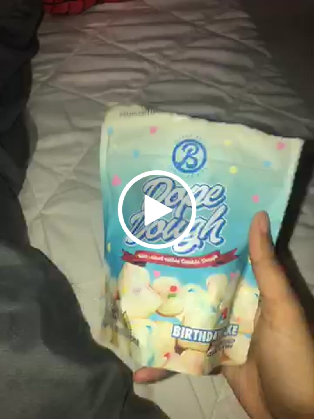 Customer video review of DOPE DOUGH - BIRTHDAY CAKE