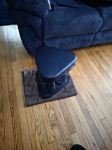 Customer photo review of Hunkerin Stool Cushion (NEW MODEL ONLY- READ DESCRIPTION)