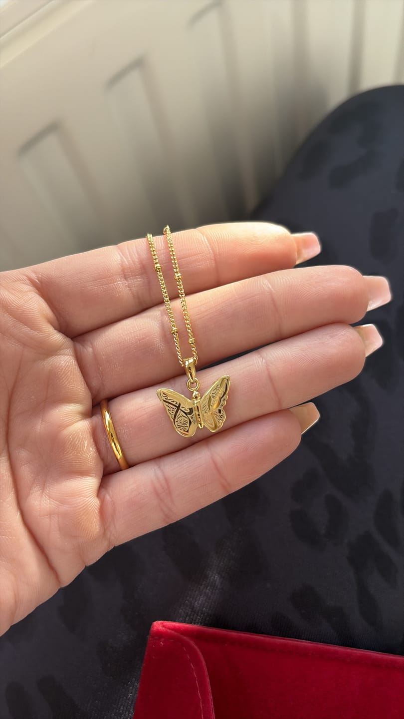 Customer photo review of Patience & Hope Necklace