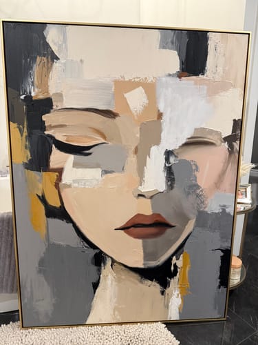 Customer photo review of People Canvas Art #PE209