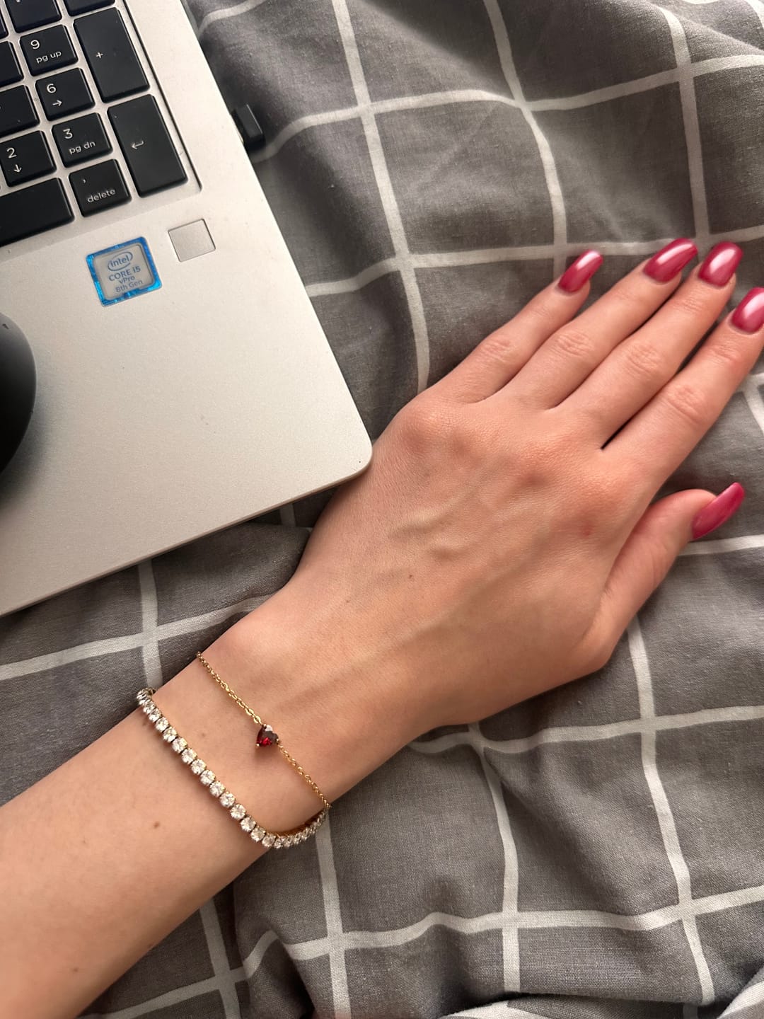 Customer photo review of Ava Gold Bracelet