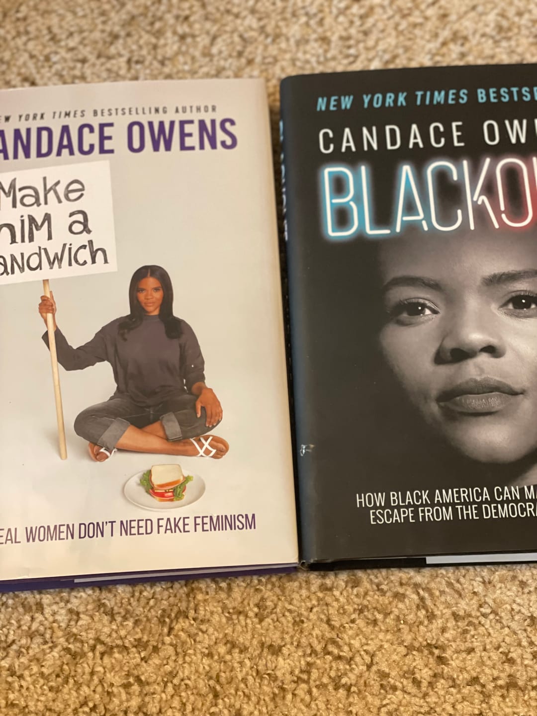 Customer photo review of Make Him A Sandwich & Blackout Signed Bundle (2-Pack)
