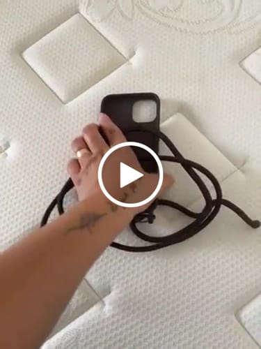 Avaliação com vídeo de um cliente sobre Cordinha Nora | Marrom Café
