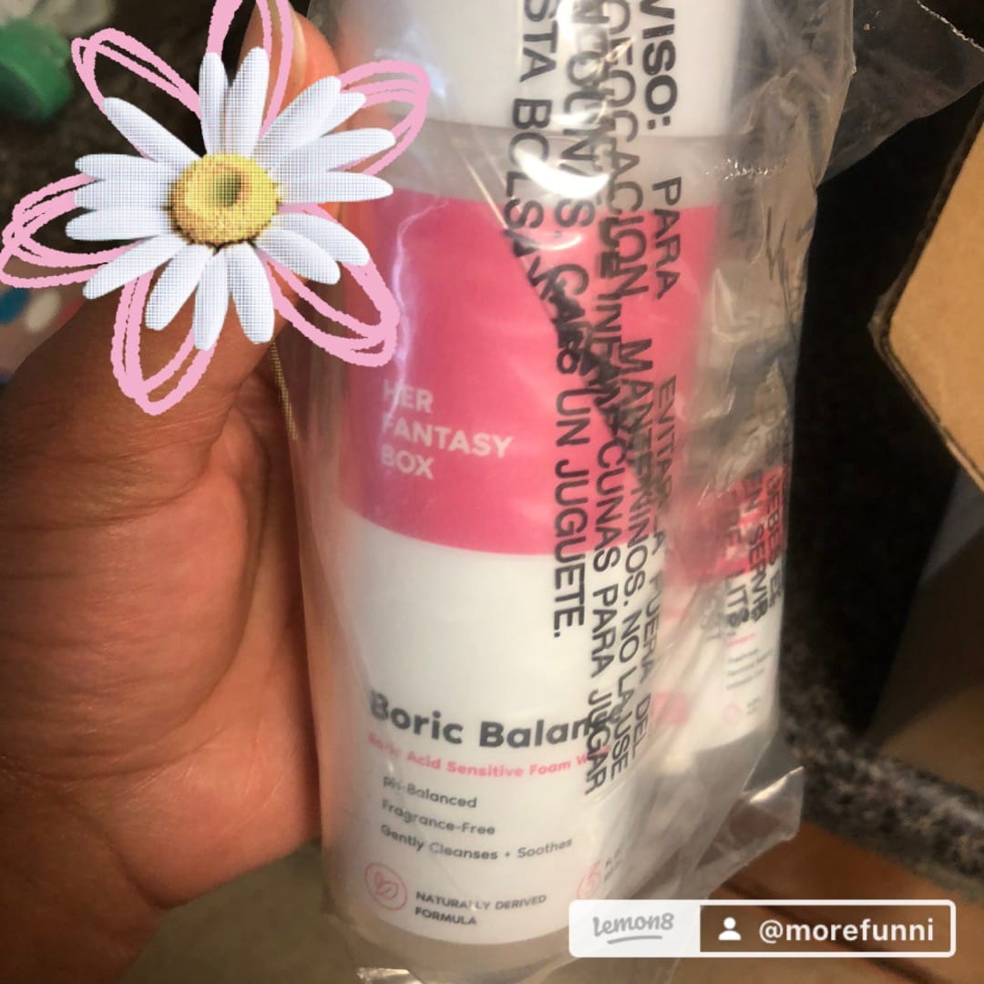 Customer photo review of The Fresh & Clean Kit - Boric Acid Vaginal Wash & Suppository Duo