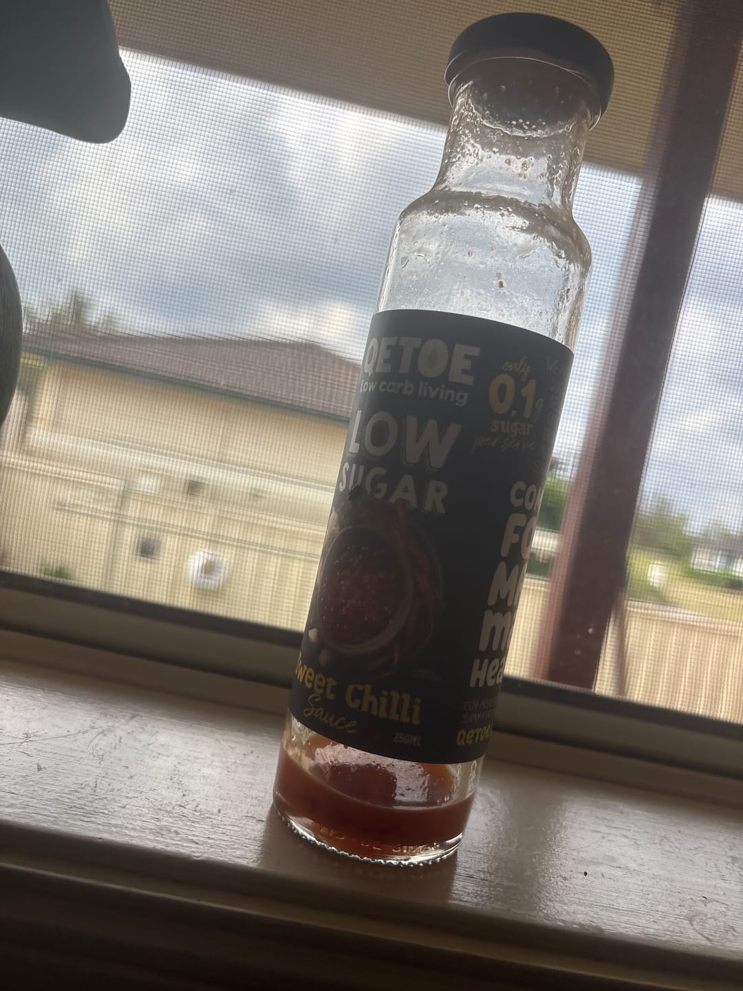Customer photo review of Qetoe Low Sugar Sauce - Sweet Chilli 200mL