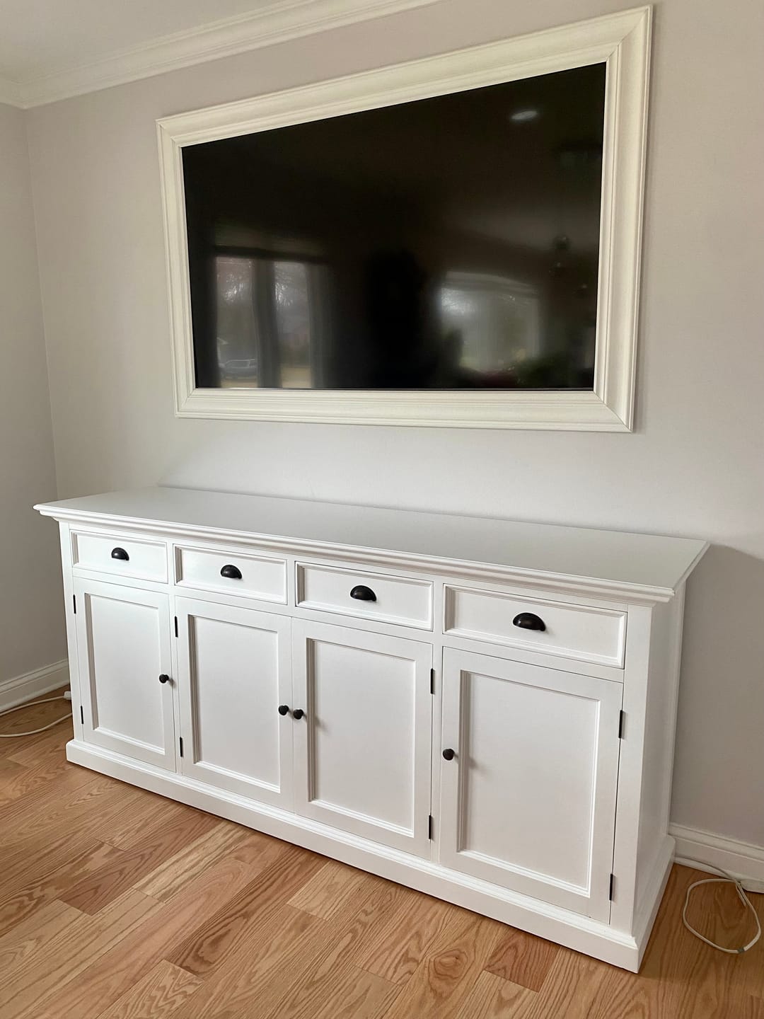 Customer photo review of Halifax Large Buffet 4 Doors 4 Drawers 79''