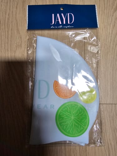 Customer photo review of JAYD Swim Cap || Zesty Fresh