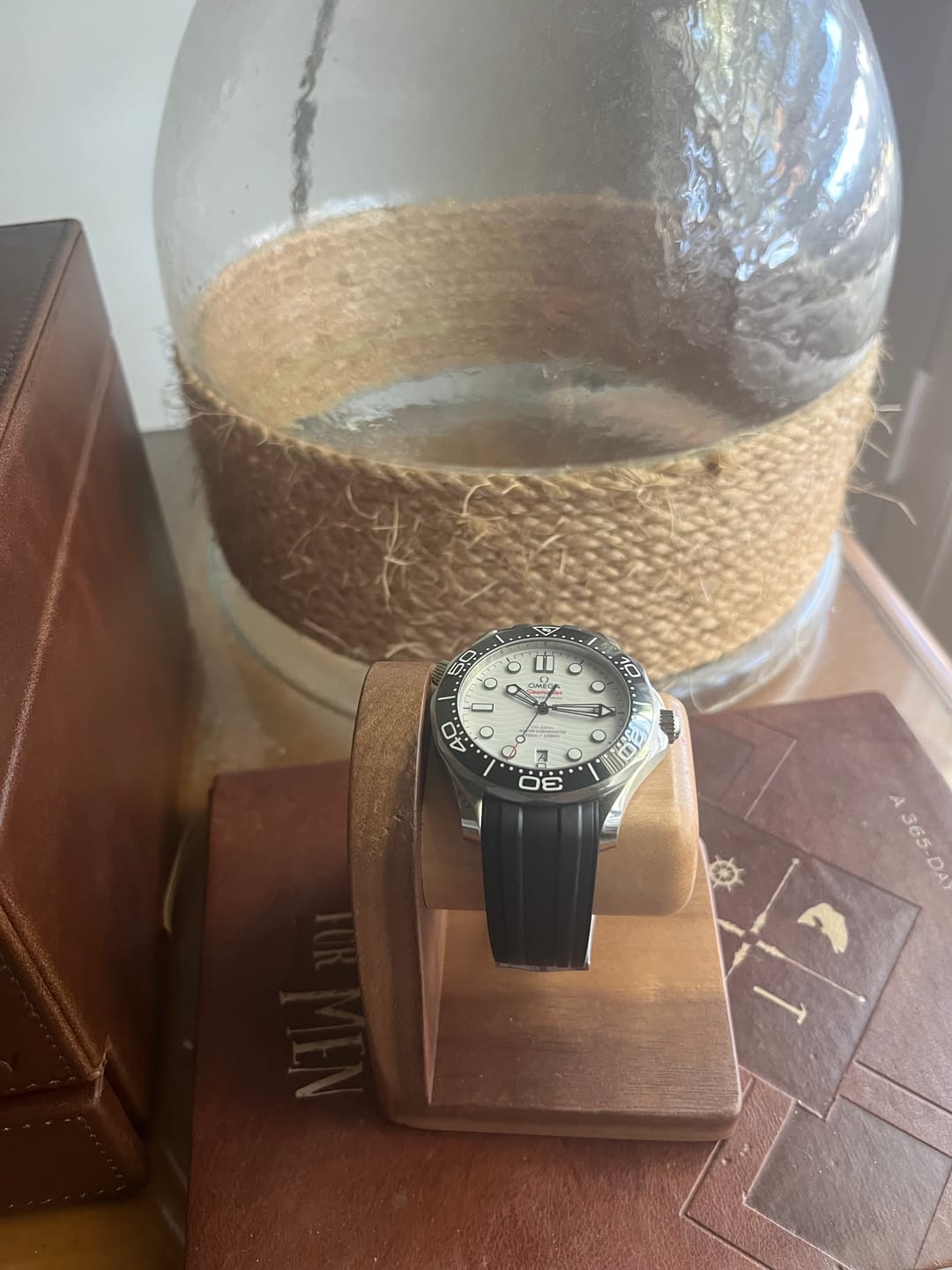 Customer photo review of Timestand S (Walnut) Watch Holder