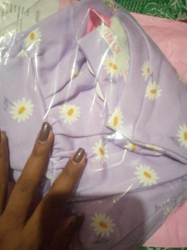 Customer photo review of Little Daisy Crop Pullover
