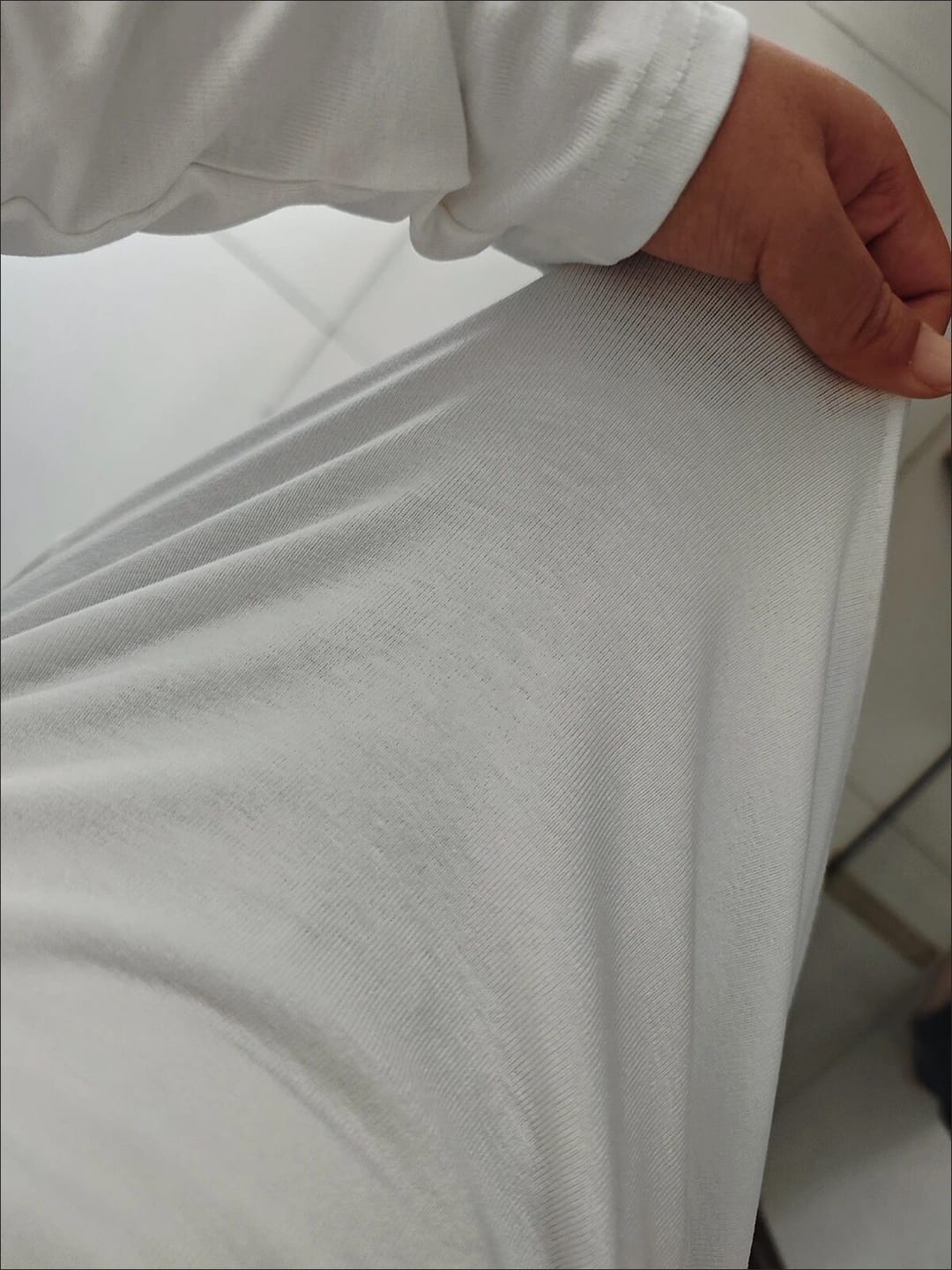 Customer photo review of 0122stepll Deep V Long Sleeve Top