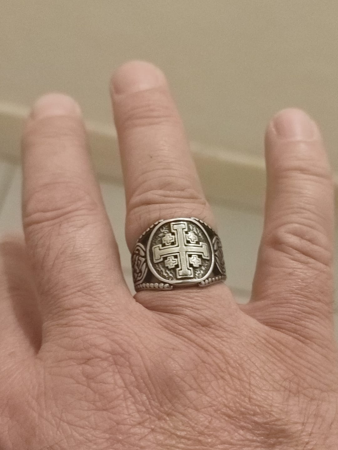 Customer photo review of Bague de l'Ordre de Saint Jean de Jérusalem