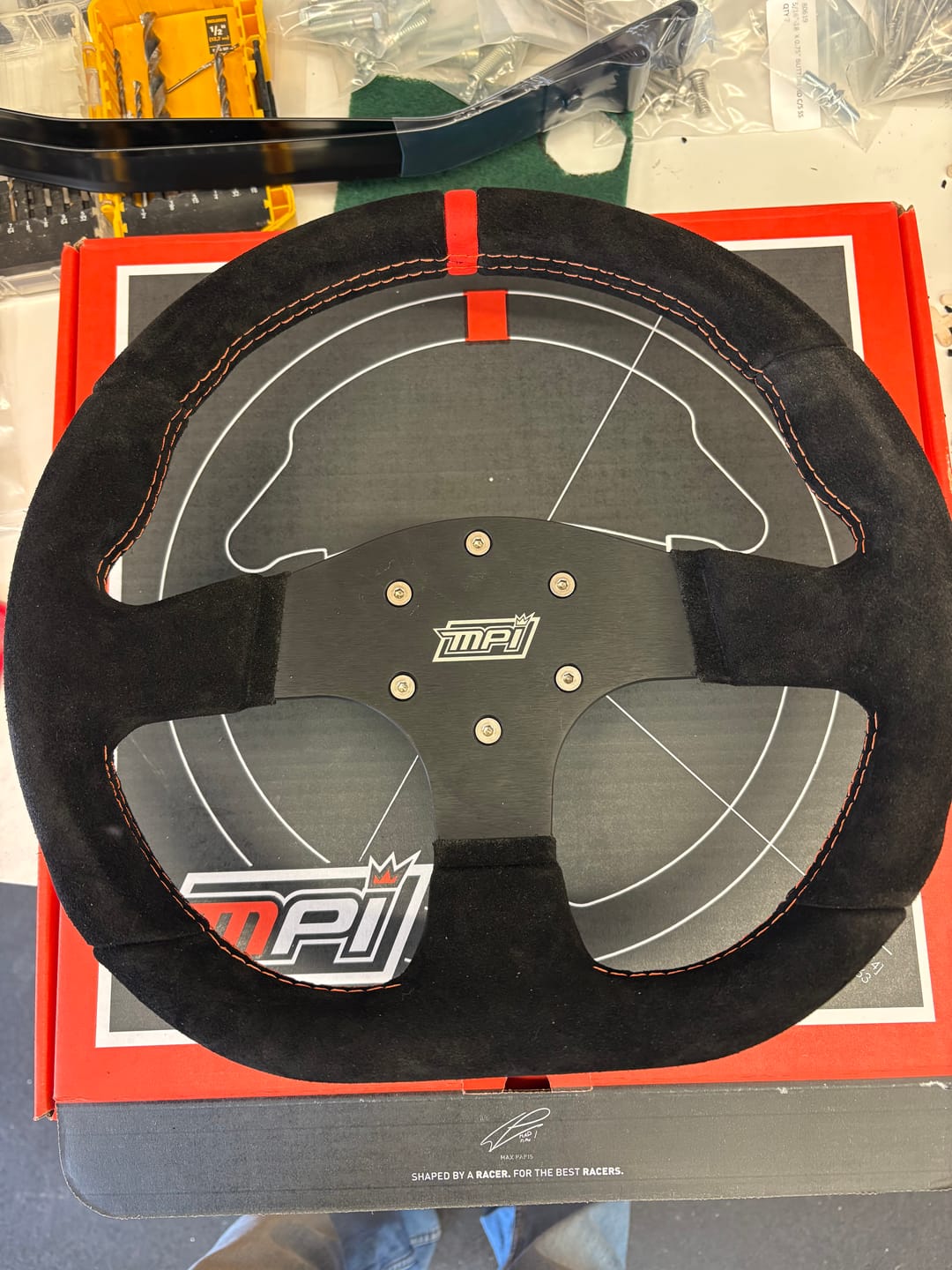 Customer photo review of Motion GM/Ford Bolt-On SFI Steering Quick Release Hub 5/6 Bolt Pattern 15-270