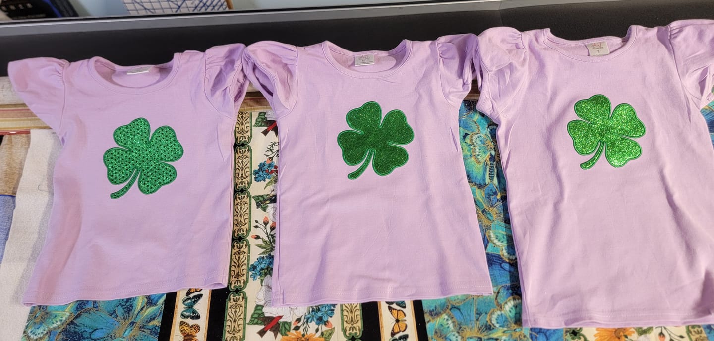 Customer photo review of Girl's Short Sleeve Shirts