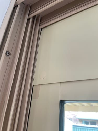 Customer photo review of Patio Pet Door Insert