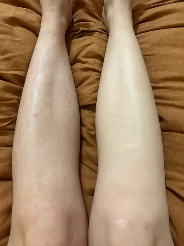 Customer photo review of Gleam Body Scrub