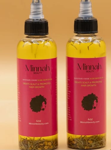 Customer photo review of Herbal Hair Growth Oil 2-in-1 Bundle
