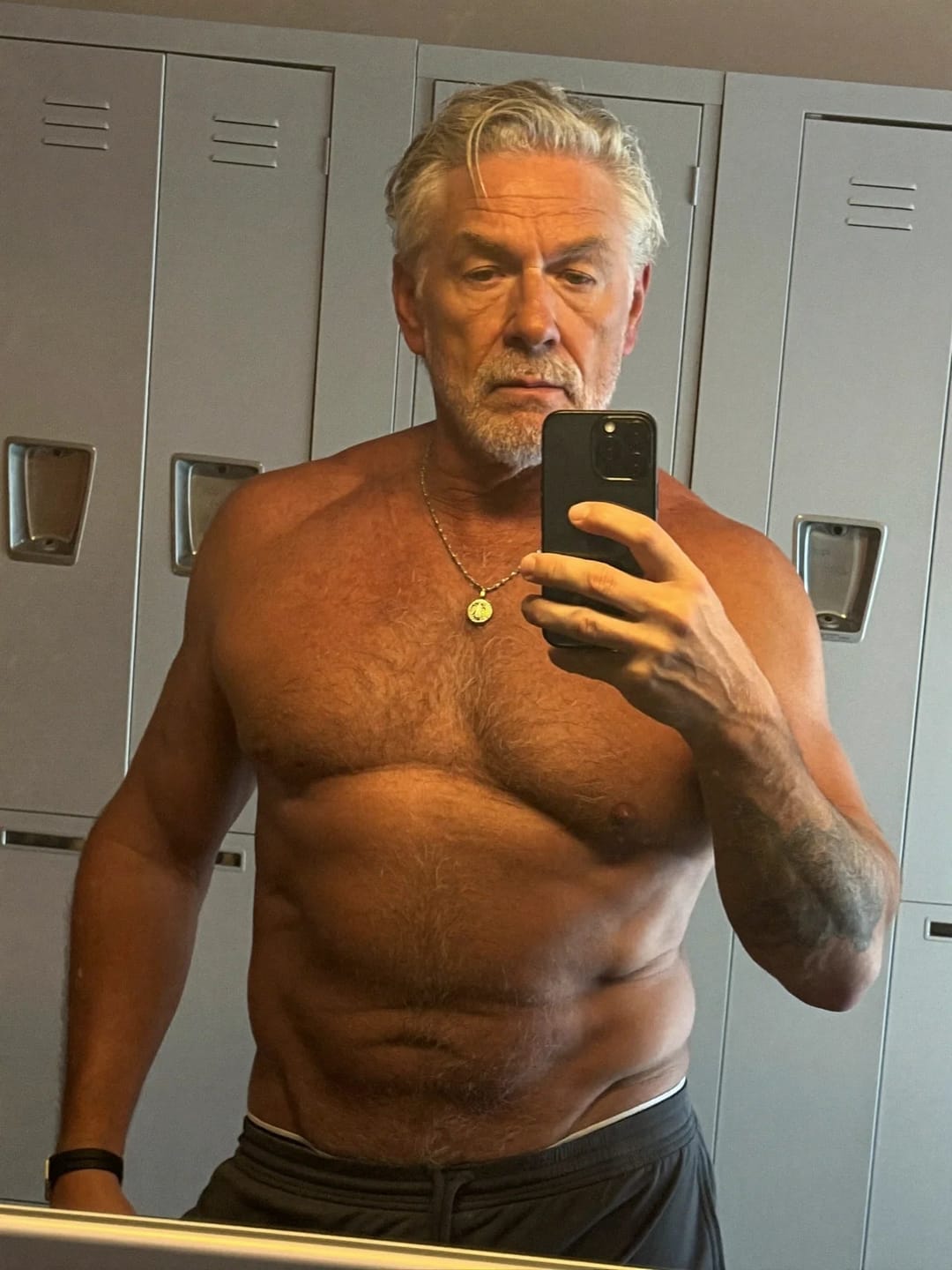 Customer photo review of Self Tanner for Men | Streak-Free, Natural Finish